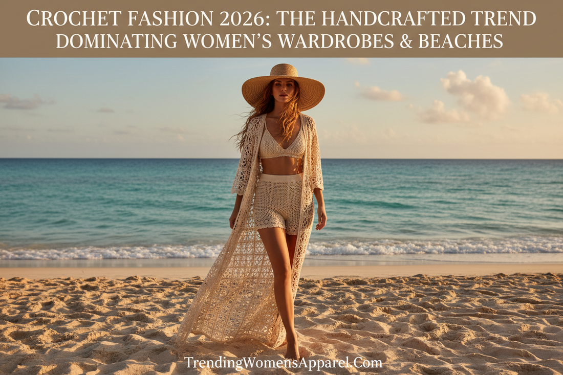 Crochet Fashion 2026: The Handcrafted Trend Dominating Women's Wardrobes & Beaches | TrendingWomensApparel.Com