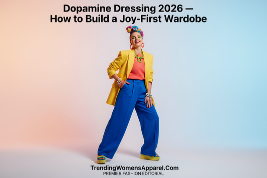 Dopamine Dressing 2026 — How to Build a Joy-First Wardrobe | Trending Now