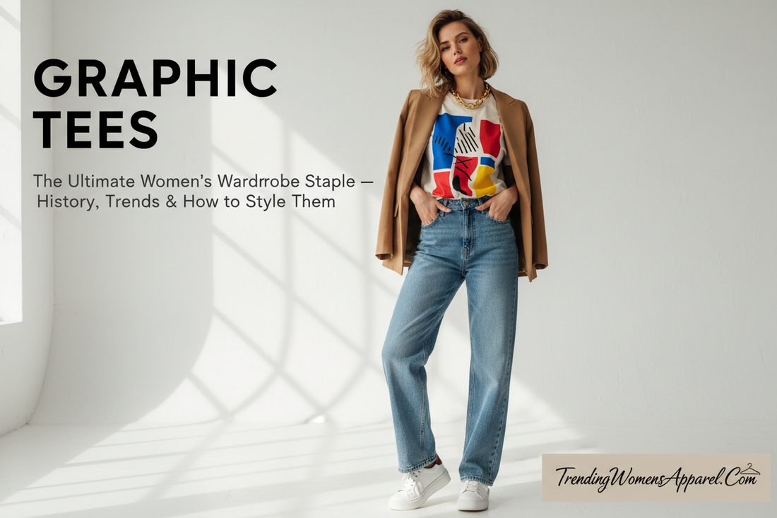 Graphic Tees: The Ultimate Women's Wardrobe Staple — History, Trends & How to Style Them