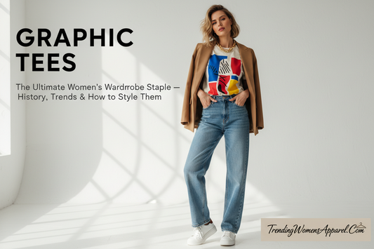 Graphic Tees: The Ultimate Women's Wardrobe Staple — History, Trends & How to Style Them