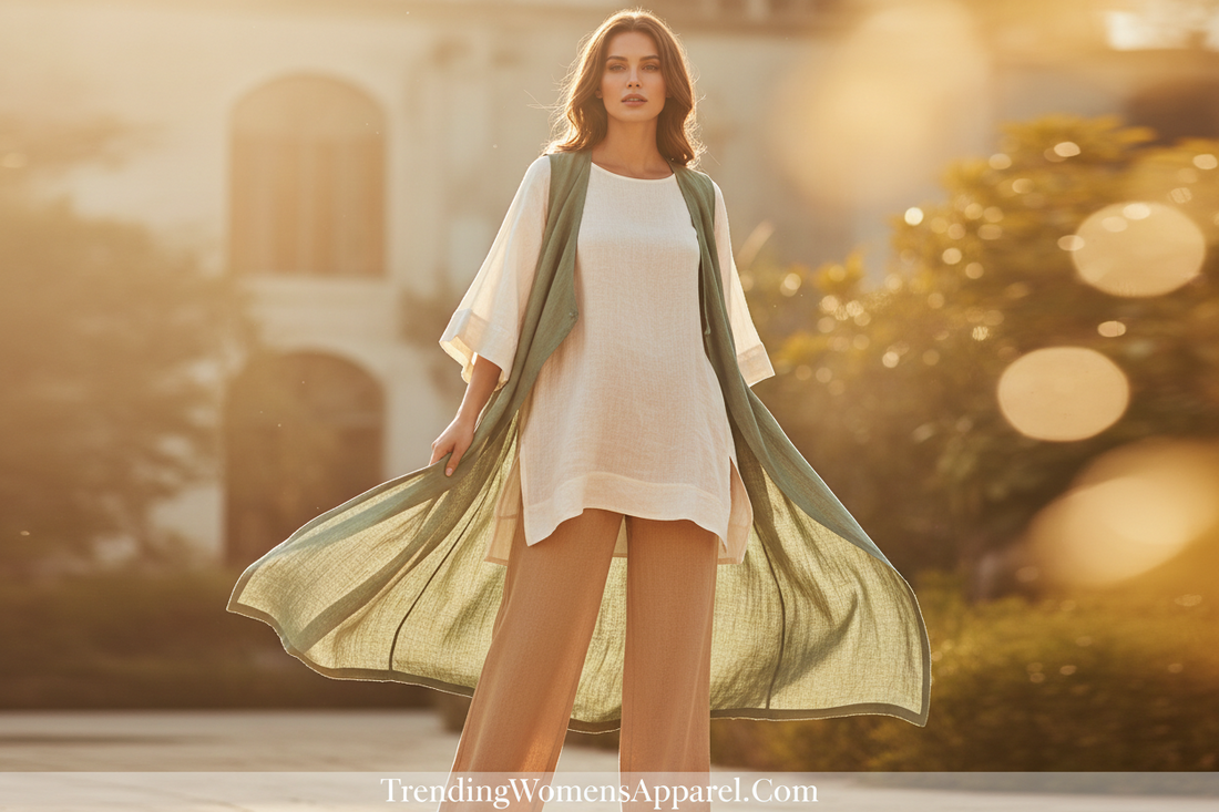 Linen & Breezy Summer Fabrics 2026: The Most-Searched Natural Fabric Trend Dominating Women's Fashion | TrendingWomensApparel.Com