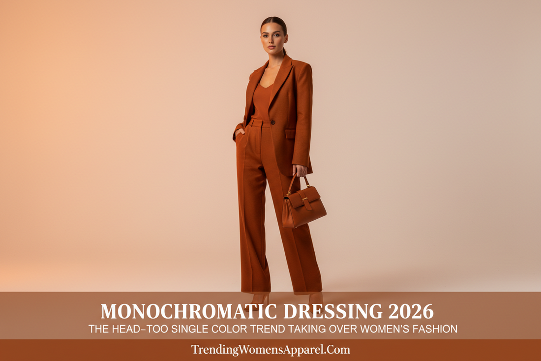 Monochromatic Dressing 2026: The Head-to-Toe Single Color Trend Taking Over Women's Fashion