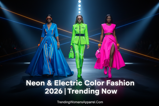 Neon & Electric Color Fashion 2026 | Trending Now