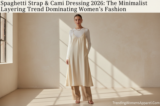 Spaghetti Strap & Cami Dressing 2026: The Minimalist Layering Trend Dominating Women's Fashion