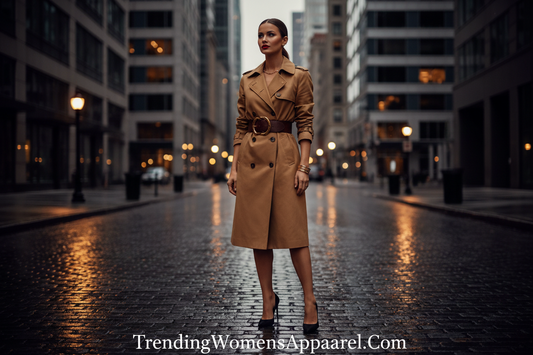 The Belted Trench Coat Dress | Trending Now