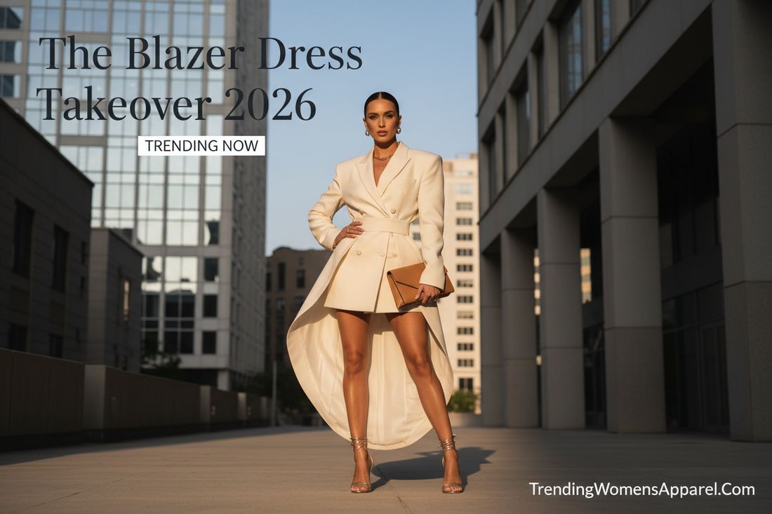 The Blazer Dress Takeover 2026 | Trending Now