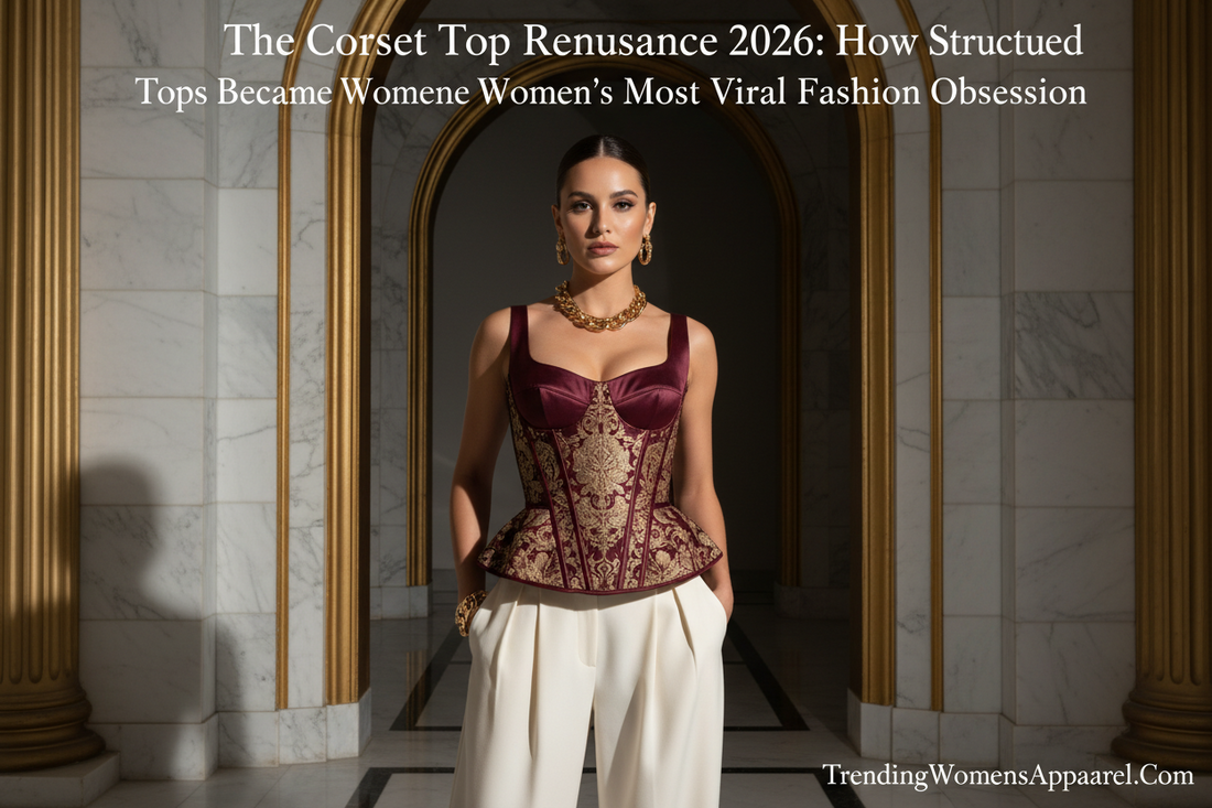 The Corset Top Renaissance 2026: How Structured Tops Became Women's Most Viral Fashion Obsession