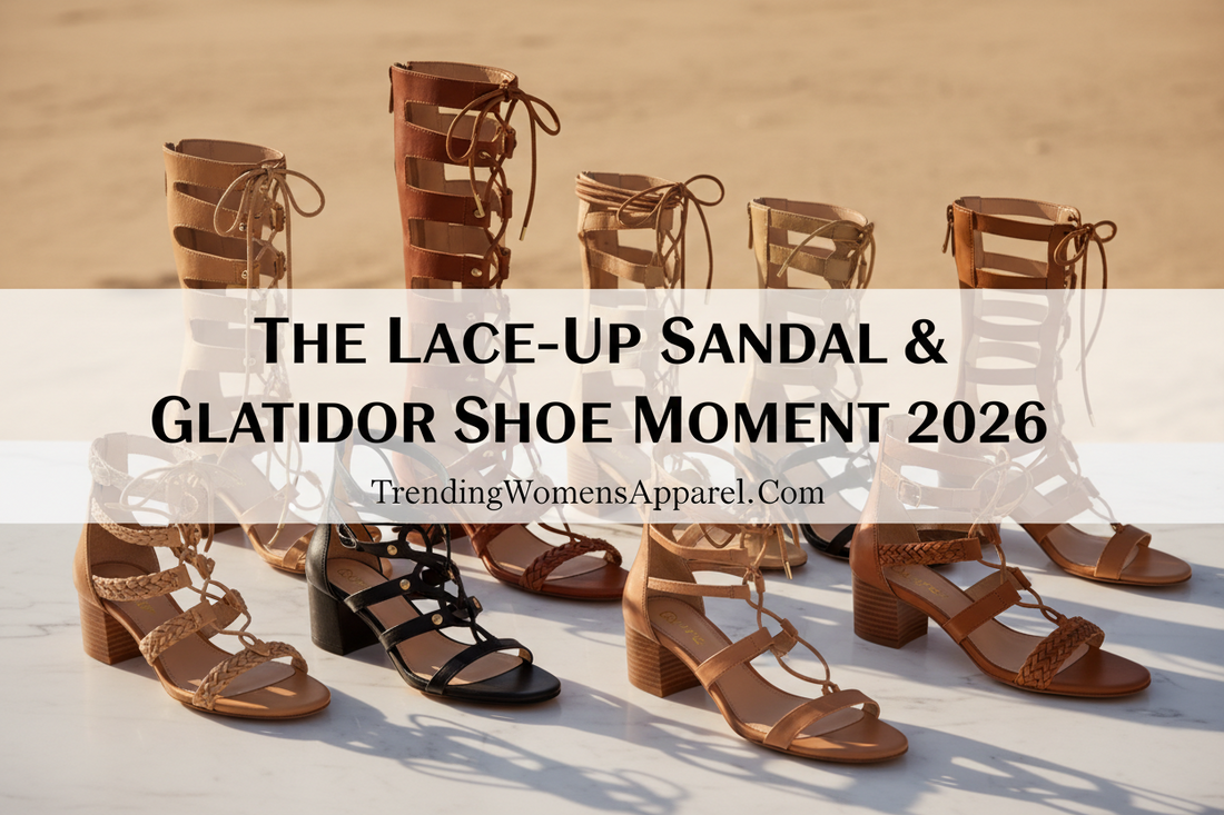 The Lace-Up Sandal & Gladiator Shoe Moment 2026 | Trending Now