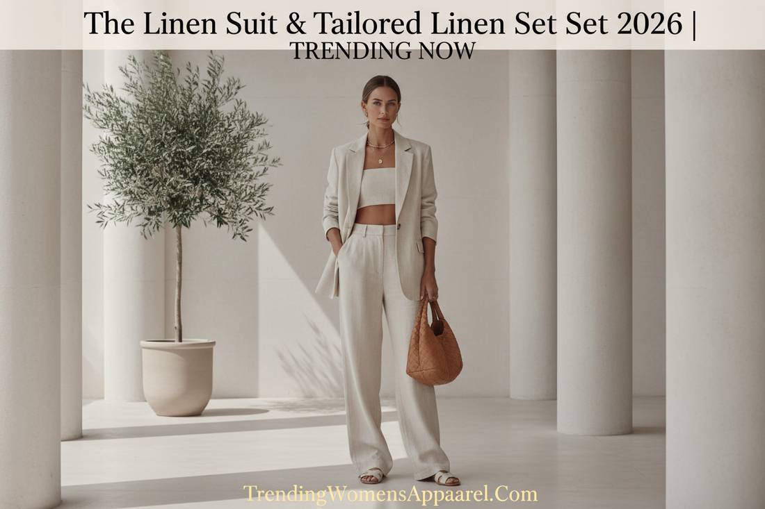 The Linen Suit & Tailored Linen Set 2026 | Trending Now