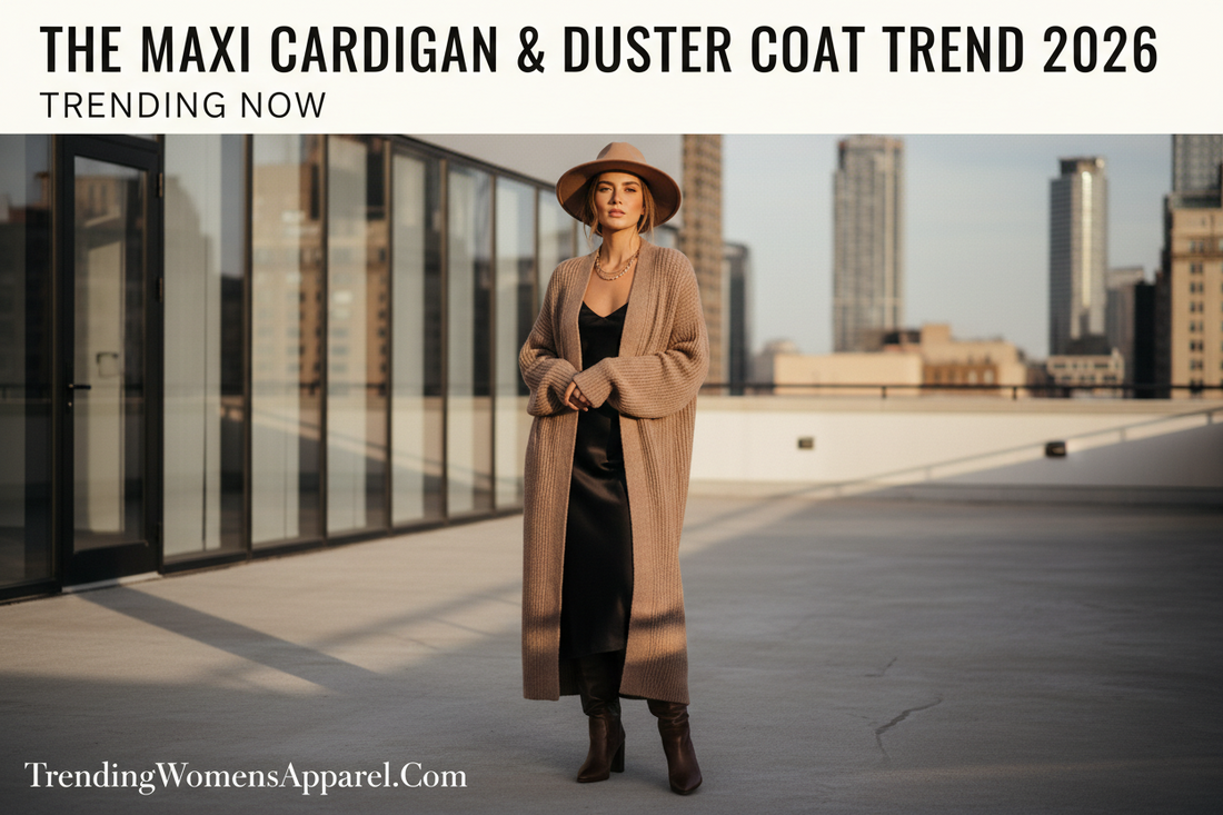 The Maxi Cardigan & Duster Coat Trend 2026 | Trending Now
