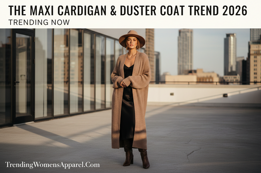 The Maxi Cardigan & Duster Coat Trend 2026 | Trending Now