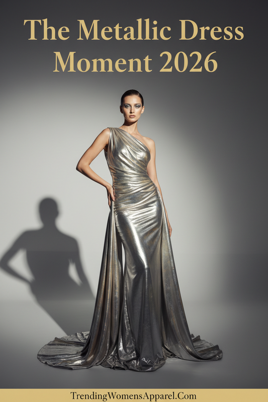 The Metallic Dress Moment 2026 | Trending Now