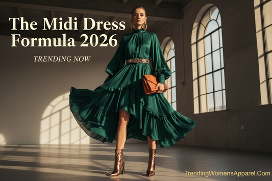 The Midi Dress Formula 2026 | Trending Now