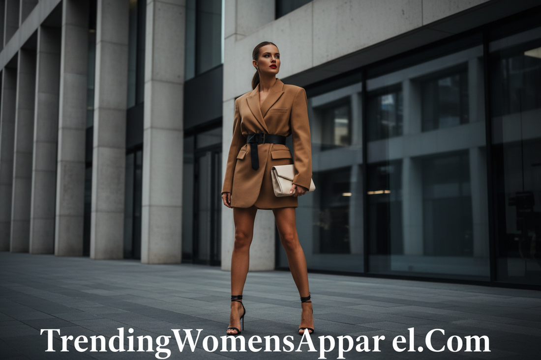 The Oversized Blazer as a Dress — How to Style It Right | Trending Now