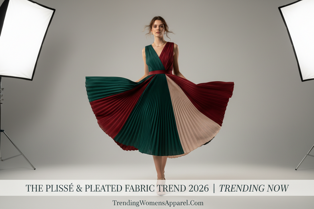 The Plisse & Pleated Fabric Trend 2026 | Trending Now