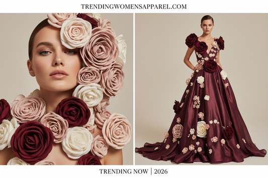 The Rosette & 3D Floral Detail Trend 2026 | Trending Now