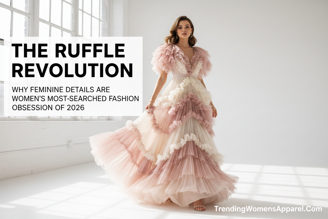 The Ruffle Revolution: Why Feminine Details Are Women's Most-Searched Fashion Obsession of 2026