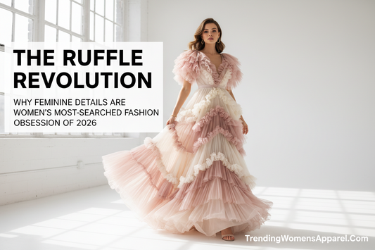 The Ruffle Revolution: Why Feminine Details Are Women's Most-Searched Fashion Obsession of 2026