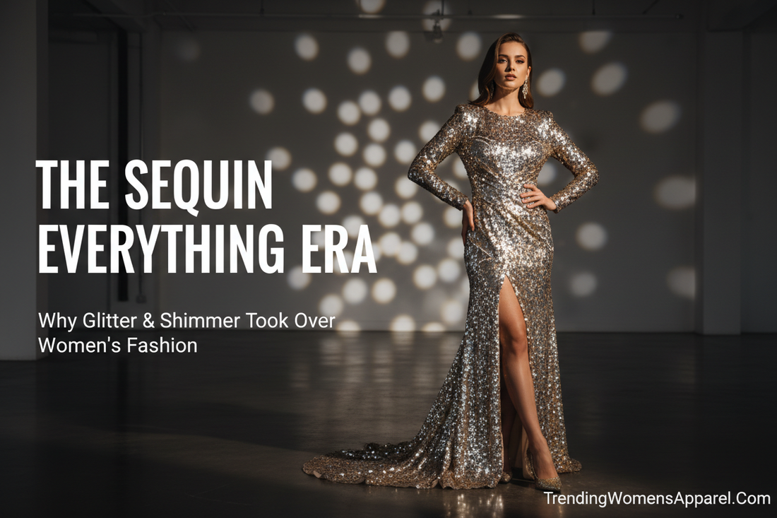 The Sequin Everything Era: Why Glitter & Shimmer Took Over Women's Fashion