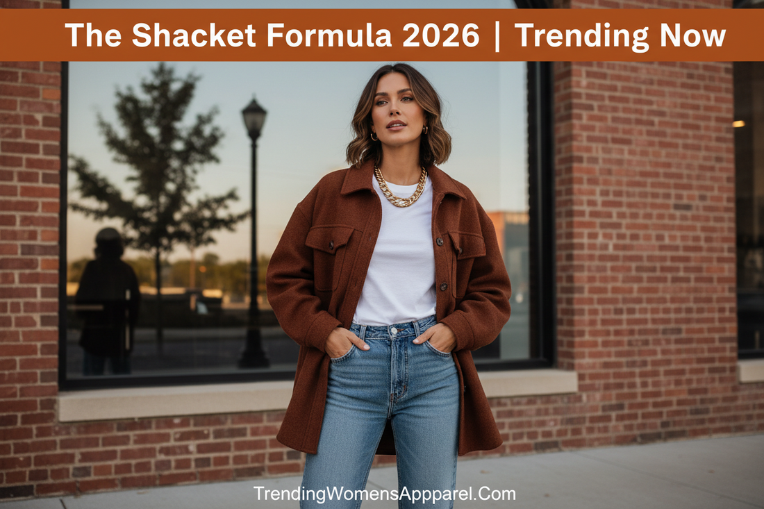 The Shacket & Shirt-Jacket Formula 2026: The Transitional Layer Every Woman Needs Right Now | Trending Now