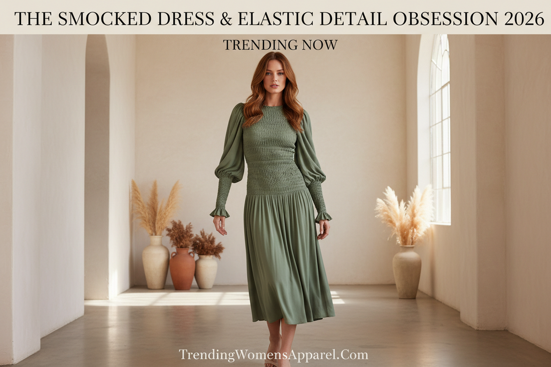 The Smocked Dress & Elastic Detail Obsession 2026 | Trending Now