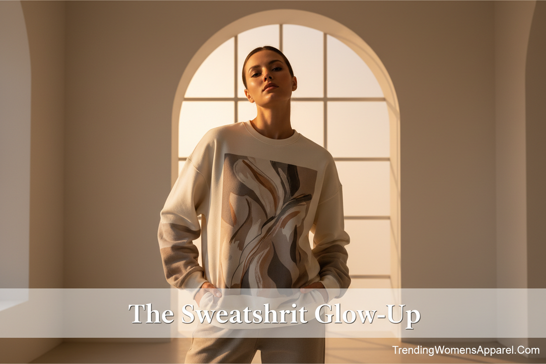 The Sweatshirt Glow-Up: Why Graphic Sweats Are Women's #1 Cozy Obsession