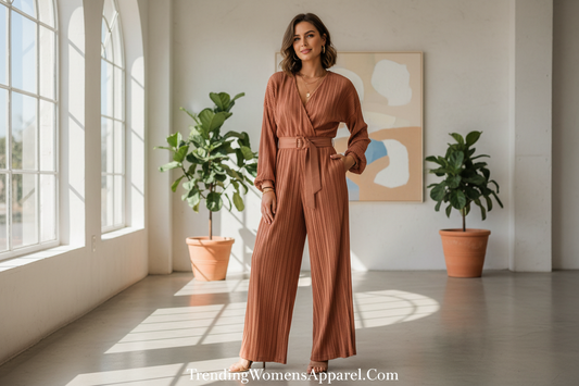 Wide-Leg Jumpsuit Fashion 2026: The One-Piece Silhouette Taking Over Women's Wardrobes | Trending Now