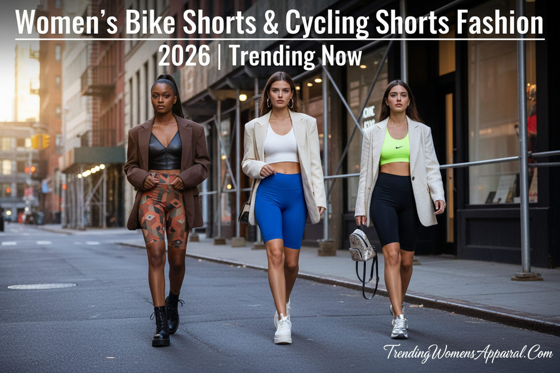 Women's Bike Shorts & Cycling Shorts Fashion 2026 | Trending Now
